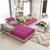 紫茉莉布艺沙发组合可拆洗 简约小户型沙发客厅家具转角贵妃布沙发(浅棕色 六件套 带边几4.25米)第2张高清大图