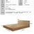 亿宸贵苏 板式储物收纳双人床 1.2米1.5米1.8米榻榻米床 单人日式床 高箱床(暖白色 150*200)第4张高清大图