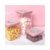 Neoflam保鲜盒密封储物罐透明收纳食品家用储物盒(AS材质粉色）(粉色 0.55L)第5张高清大图