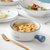 日式手柄碗带把烤碗网红陶瓷蒸蛋碗水果沙拉碗家用创意烘焙早餐碗(摩登8英寸单柄烤碗2个装)第3张高清大图