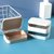 带盖沥水肥皂盒创意个性卫生间家用免打孔浴室洗衣皂盒香皂置物架(白色)第3张高清大图