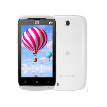 ZTE/中兴 U809 双卡双待 双核安卓智能触屏老人手机学生手机(白色 官方标配)