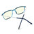 AA99防辐射防蓝光眼镜男女款手机电脑电竞游戏平光护目镜一副精装  A12/A13(男款【蓝光阻隔Plus】蓝色A1302C)第5张高清大图