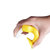 婴儿牙胶宝宝磨牙棒 口腔训练咬咬胶婴幼儿牙刷全硅胶磨牙玩具(黄色 颜色)第2张高清大图