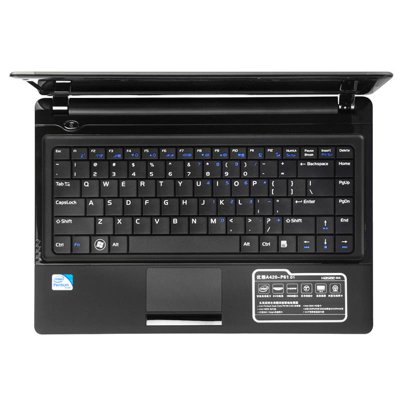 神舟（HASEE）优雅A400-D2500D214英寸基础商务笔记本电脑（双核D2500 2G 320G DVD刻录 802.11b/g/n无线网卡 内置130W摄像头）黑色