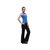路伊梵21216女款运动休闲健身服套装（幼蓝+黑）（L）第3张高清大图