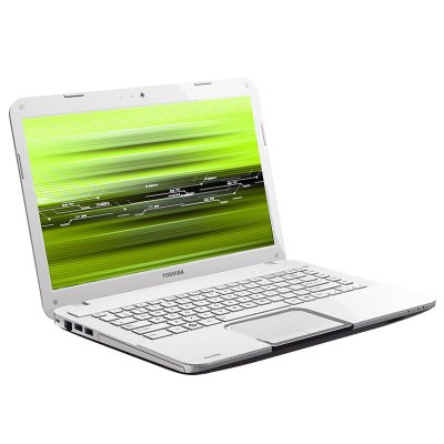东芝（TOSHIBA）L800-S17W 14英寸轻薄多彩 笔记本电脑（I5-3210 2GB 500GB 1G独显）雪晶白