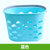 琳琅集 浴室手提式小号洗澡篮塑料镂空沐浴收纳篮收纳水果筐(小号蓝色)第2张高清大图