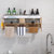 凯鹰 厨房挂件厨房置物架壁挂刀架锅盖架调味料架太空铝厨卫五金挂件R606第3张高清大图