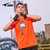 锐克UCAN短袖t恤男士夏季21新款休闲透气运动青少年纯棉宽松上衣(橙色 L)第4张高清大图