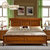拉斐曼尼 NA008 全实木床 乡村美式床双人床1.8米1.5米复古橡木卧室家具(B床尾 1.8m*2.0m)第2张高清大图