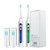 智能电动牙刷 成人充电式超声波震动防水美白软毛牙刷(绿色 电动牙刷)第5张高清大图