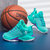 迈凯恩品牌儿童篮球鞋2022新款男童网面透气运动鞋男孩网鞋中大童防滑高帮跑步鞋(月色685 37（22.5）)第4张高清大图