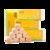 鸥露（OULU）本色纸巾（面巾纸3包，1提）(黄色 鸥露无芯卫生纸1100g2提)第2张高清大图