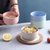 小麦秸秆燕麦早餐碗带勺子家用小碗单个塑料碗儿童汤饭碗餐具套装(【混色】小麦碗-4个装)第2张高清大图