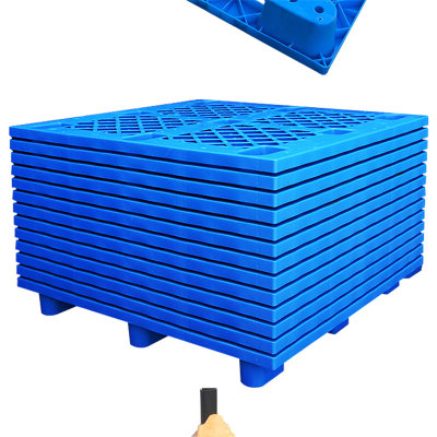 GX 塑料托盘叉车防潮板垫仓板仓储货架超市垫板仓库托盘货物地垫(蓝色 GX-110)