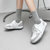 小白鞋2022年春夏季新款韩版休闲学生穿搭板鞋平底女鞋(白灰色 35)第4张高清大图