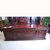 红木家具2.8米红木书桌两件套实木组合书柜大班台老板桌非洲酸枝木(其他 办公桌+椅子)第2张高清大图