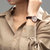 阿玛尼（ARMANI）手表 皮质表带简约商务休闲女表 时尚防水石英女表(AR1911)第4张高清大图