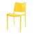 办公椅餐椅加厚塑料靠背椅(黄色)第3张高清大图