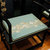 中式红木椅子坐垫防滑圈椅餐椅太师椅茶椅垫实木家具座椅垫子定制(绿色（祥云椅垫+抱枕）)第3张高清大图