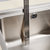 九牧(JOMOO)304不锈钢加厚大水槽大容量洗碗池厨房洗菜盆06212(2)第8张高清大图