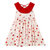女童棉连衣裙夏装2021新款洋气夏季童装小女孩公主裙儿童雪纺裙子(红色 170)第5张高清大图