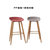 北欧实木高吧椅现代简约吧台桌高脚椅吧凳椅YW-HX002(图片色 实木款)第5张高清大图