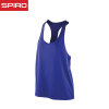 spiro 运动背心女士大码背心瑜伽训练专业背心S285F(蓝色 S)