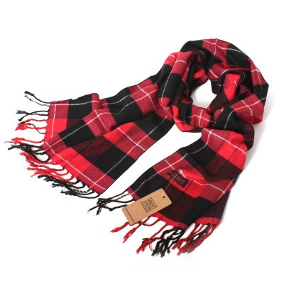 绒之尚语GM-023木天丝围巾（红色）（两条装）