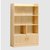 鹊松家居实木书柜带门儿童书橱书架自由组合储物置物松木柜(A款书柜)第4张高清大图