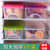 冰箱收纳盒保鲜盒套装塑料密封盒可饺子冷冻盒食品水果饭盒(色彩随心配（颜色随机） 2个装)第2张高清大图