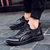 斐朗纳新款男士时尚潮流休闲男式鞋(黑色 41)第5张高清大图