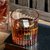 日式条纹威士忌杯酒吧专用古典杯鸡尾酒杯复古烈酒杯玻璃洋酒杯子(条纹威士忌酒杯【透明款】)第2张高清大图
