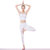 凯仕达新品女款时尚修身显瘦两件套跑步运动健身服瑜伽服套装 B6032(白色整套 S)第3张高清大图