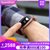 GuanShan新款运动智能手环手表女学生韩版ins简约气质多功能监测心率防水计步电子女士手表(亮金色防水-音乐控制-微信运动-消息)第2张高清大图
