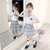 中大童夏季新款女童JK校园风腰裙套装(170cm 粉色)第9张高清大图