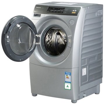 松下(Panasonic) XQG70-V7132 7公斤 滚筒洗衣机(银色) 超大LED显示