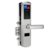 不锈钢智能指纹锁门感应卡钥匙远程密码锁家用刷卡锁电子锁防盗锁(不锈钢本色银（6合一开门）)第5张高清大图