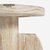 MOANRO北欧简约侘寂风实木边几小户型客厅沙发角几复古橡木床头柜(橡木 风化白 直径60高度65)第4张高清大图