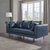 TIMI 北欧沙发 现代简约沙发 小户型沙发 会客沙发组合 时尚沙发组合(深蓝色 单人位沙发)第2张高清大图