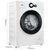 TCL 6.5公斤 一键式节能静音 全自动 多程序滚筒洗衣机 芭蕾白 XQG65-Q100(白色 tcl)第3张高清大图