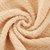 三利 纯棉A类标准简约素雅毛巾超值3条装 每条均独立包装34×71cm（新疆西藏青海不发货）(米色+浅咖+浅蓝 毛巾)第5张高清大图