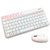 罗技（Logitech）无线鼠标键盘套装 USB电脑笔记本迷你键鼠超薄款(白色 MK240 NANO)第2张高清大图