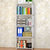 索尔诺 时尚五层书架 自由组装实用单个书柜 多用途层架sj05(粉色 sj05)第4张高清大图