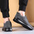 男士飞织网布舒适透气健步休闲鞋LT-A892011(灰色 38)第5张高清大图