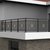 俊采云JCYRR18新款铝合金阳台护栏锌钢栏杆别墅小区室外阁楼安全护栏1米高（单位：米）(默认)第3张高清大图