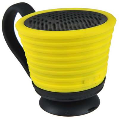 麦博（Microlab） magicup魔咖吸盘蓝牙音箱户外防水迷你手机桌面小音响 可通话 黄色
