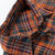 女士双袋带袖袢格子衬衫(B12032048BF M)第5张高清大图
