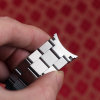 傲途专用欧米茄海马系列钢表带(白色 钢带)